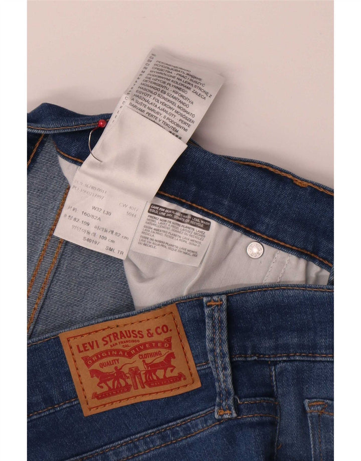 Damskie jeansy Levi's Slim W32 L30 Niebieskie bawełniane