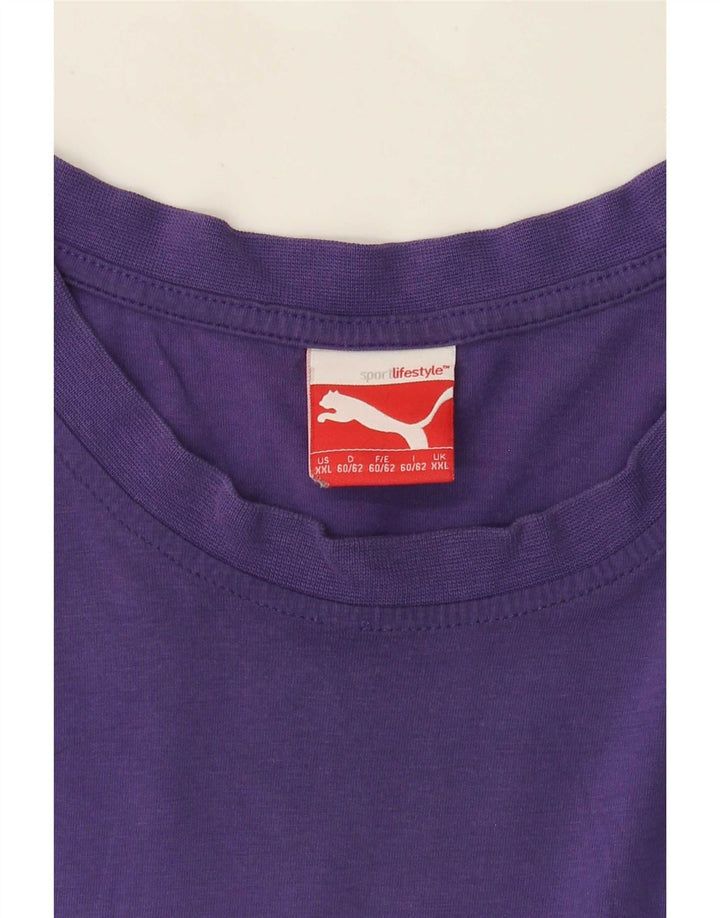 Męski T-shirt Puma Top 2XL Fioletowy