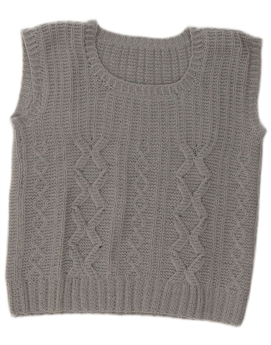 Tank top damski w stylu vintage, UK 14, średni szary