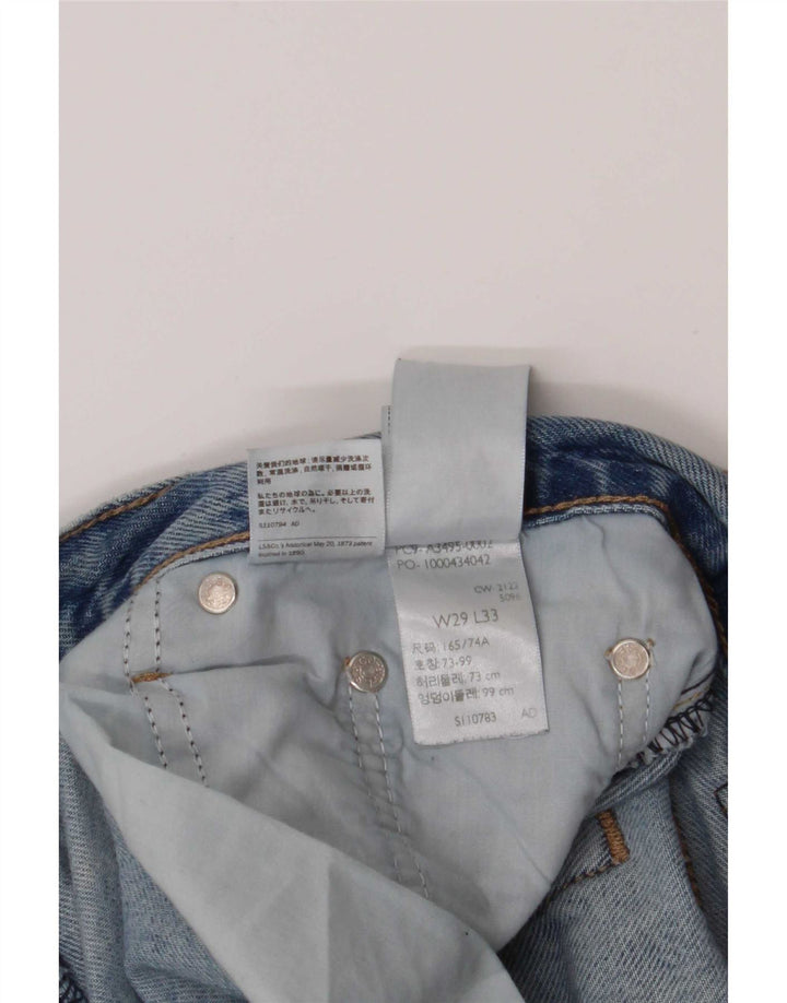 Damskie dżinsy Levi's Bootcut W29 L33 Niebieska bawełna