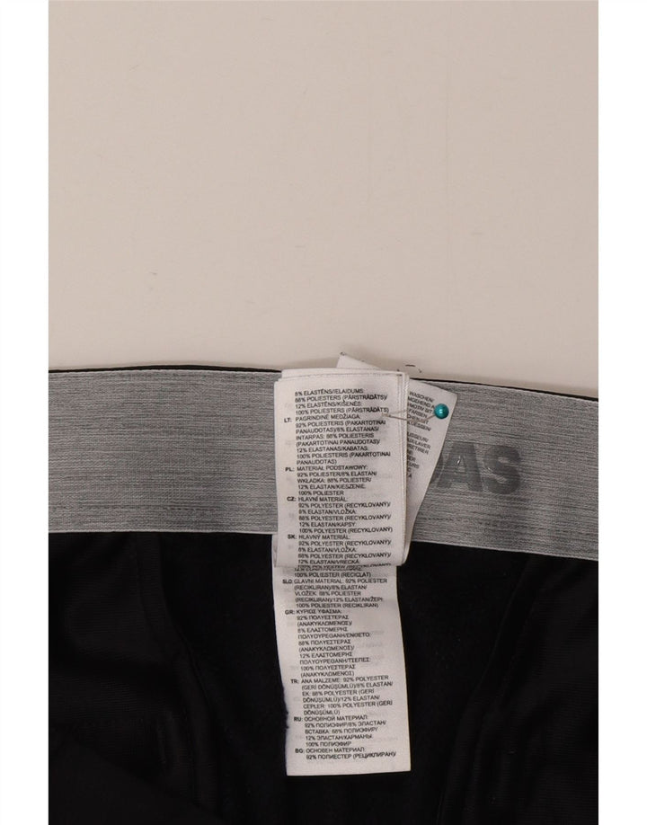 Męskie spodnie Chino Adidas Slim W34 L32 Czarny poliester