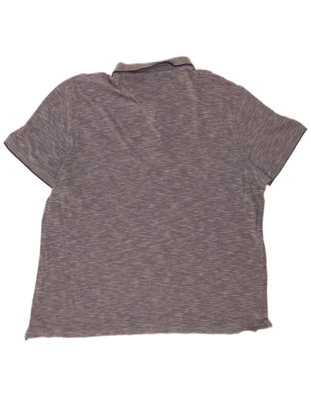 Męska koszulka polo MASSIMO DUTTI o swobodnym kroju 2XL, granatowa, nakrapiana