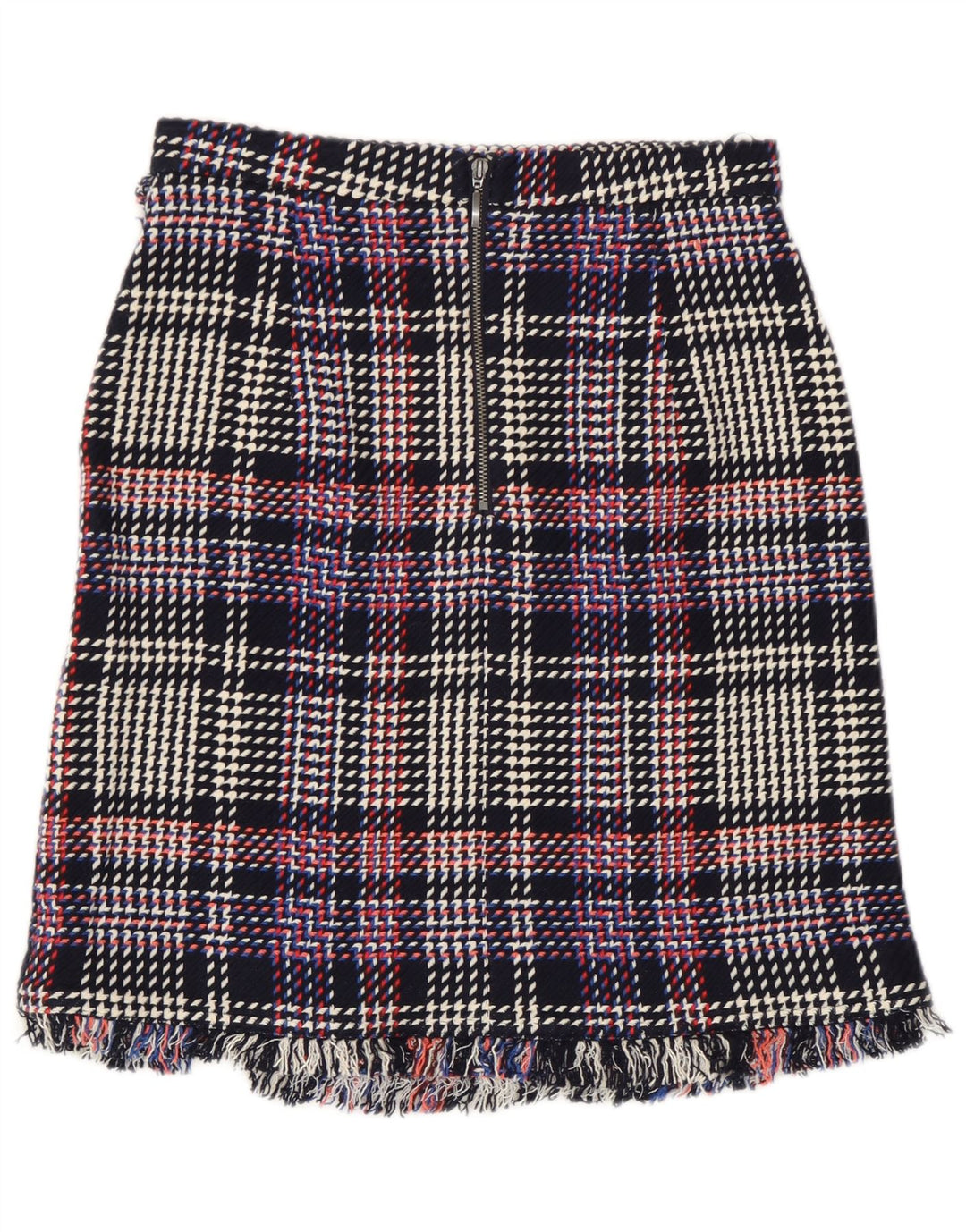 Marks & Spencer Damska prosta spódnica UK 8 Small W28 w wielobarwną kratkę