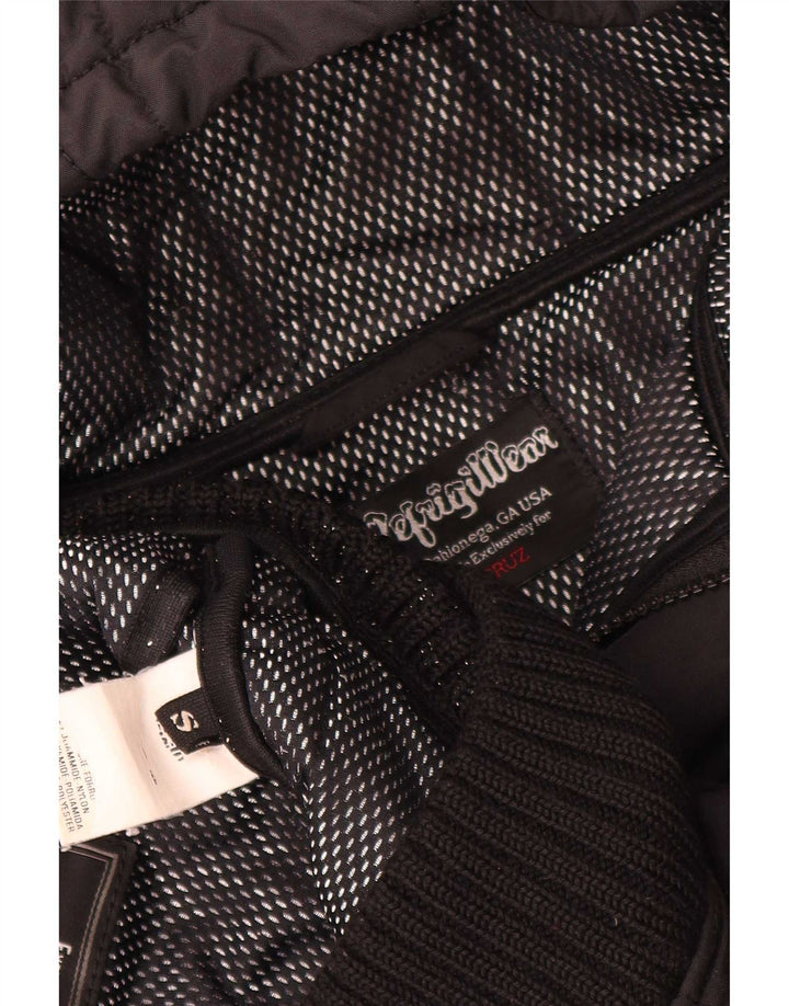 Refrigiwear Damska ocieplana kurtka z kapturem UK 10 Small Black Poliamid