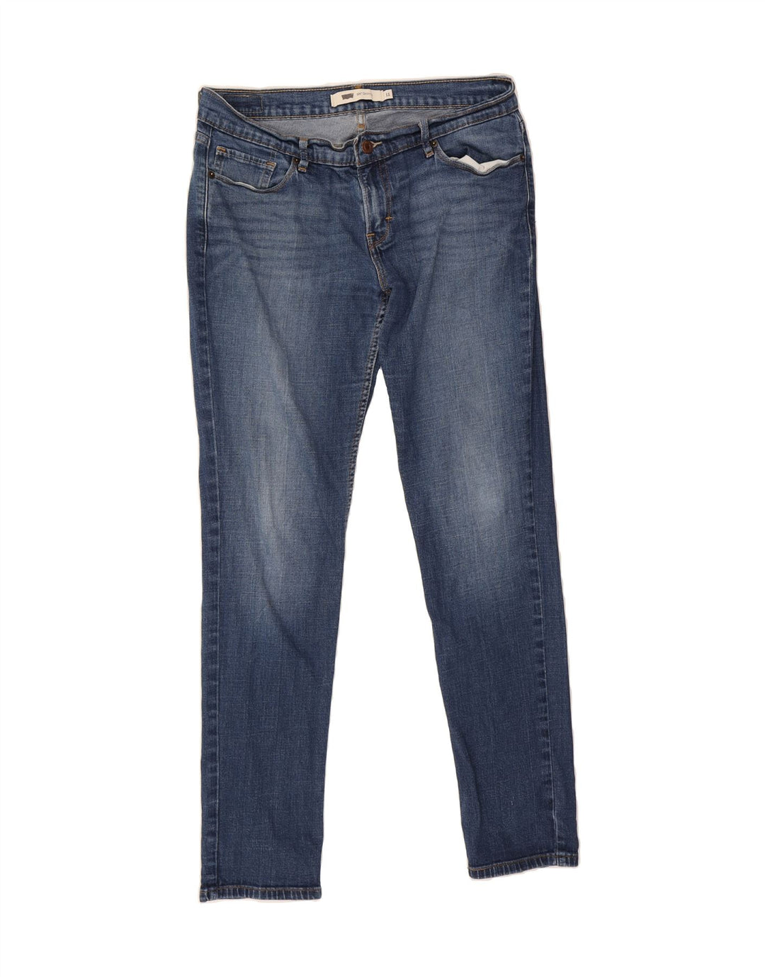 LEVI'S Womens 524 Skinny Jeans W30 L32 Blue Cotton Vintage Levi's and Second-Hand Levi's from Messina Hembry 