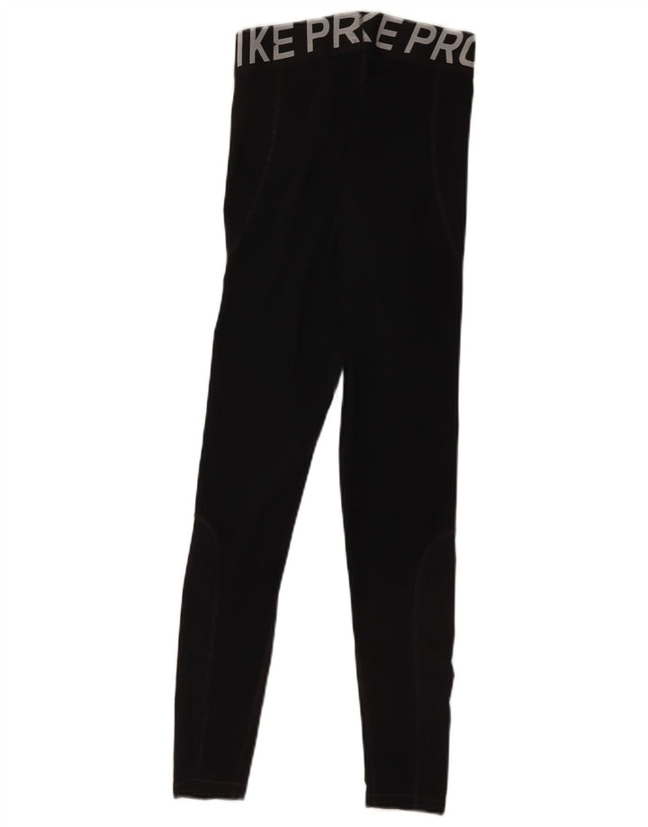 Legginsy damskie Nike, małe, czarne, poliestrowe