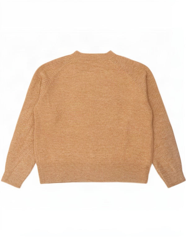 Sweter damski Marks & Spencer z okrągłym dekoltem, UK 14, średni beż