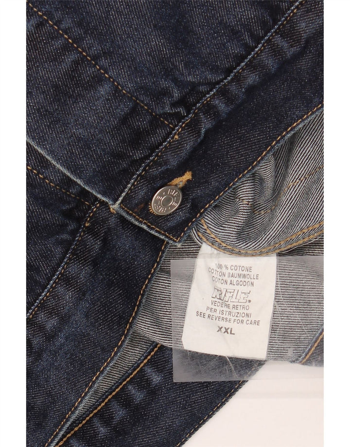 Męska kurtka dżinsowa RIFLE UK 44 2XL niebieska bawełniana