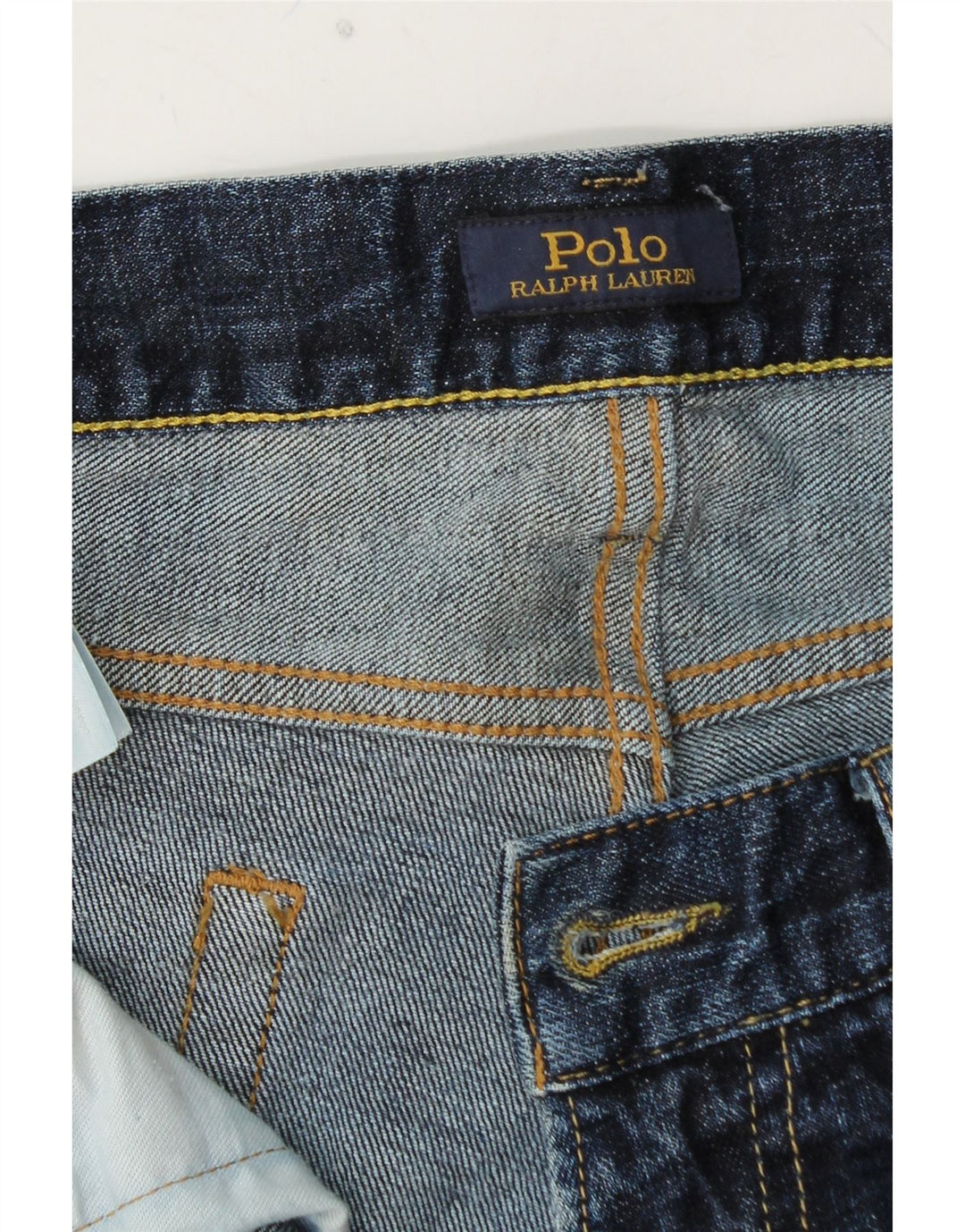 POLO RALPH LAUREN Męskie jeansy slim W34 L32 Niebieska bawełna