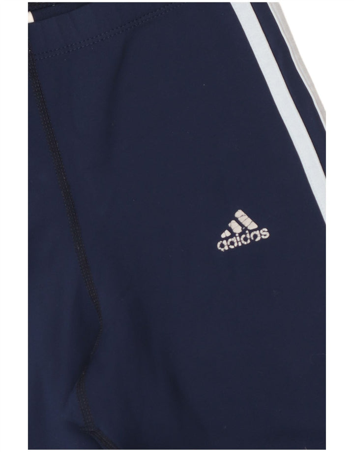 Damskie spodnie dresowe ADIDAS Climalite UK 10, małe, granatowe