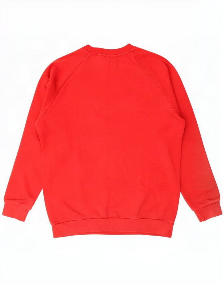 Adidas Męska Bluza Sweter Średni Czerwony Bawełna