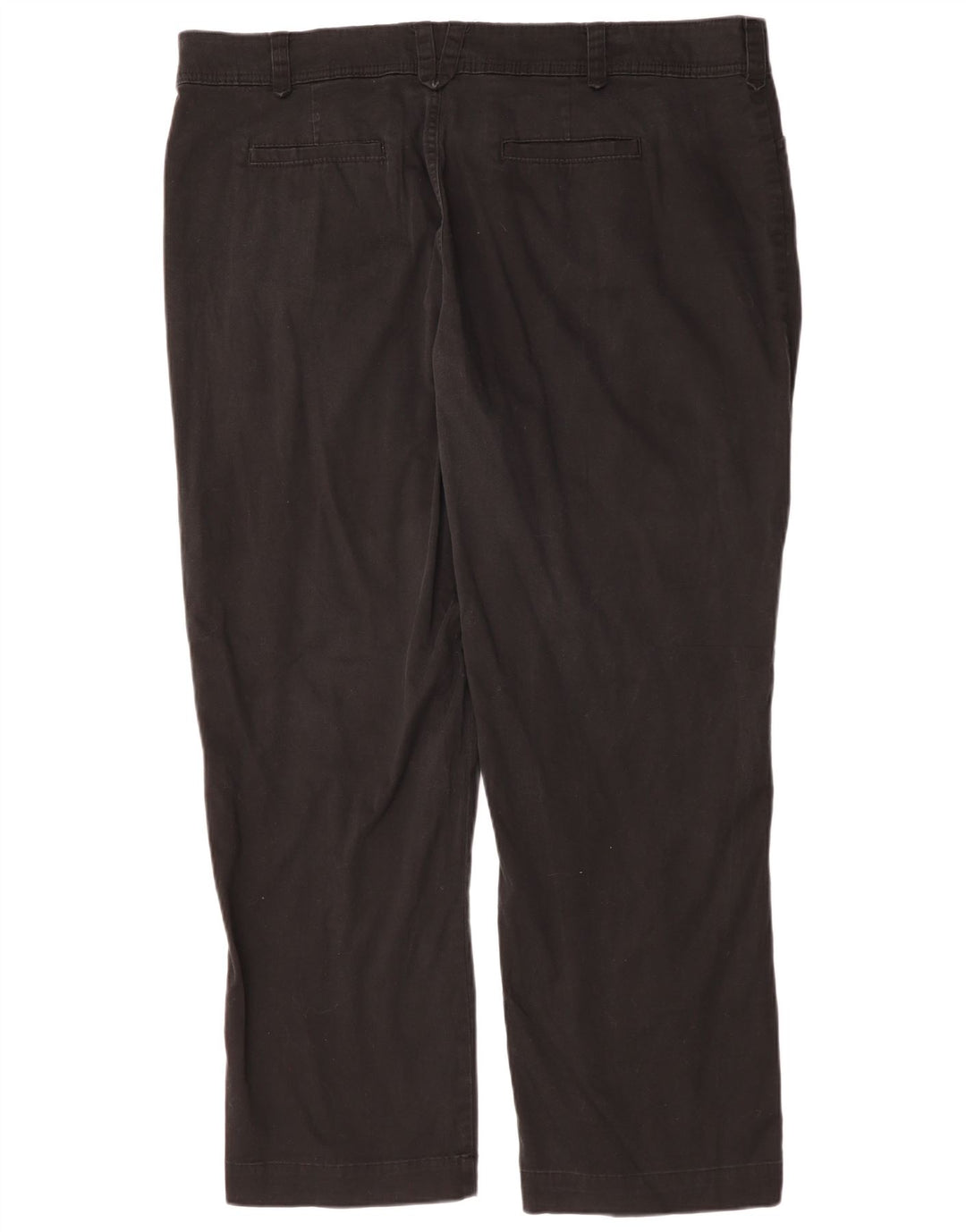 Damskie proste spodnie Lee US 24 4XL W48 L30 Czarna bawełna