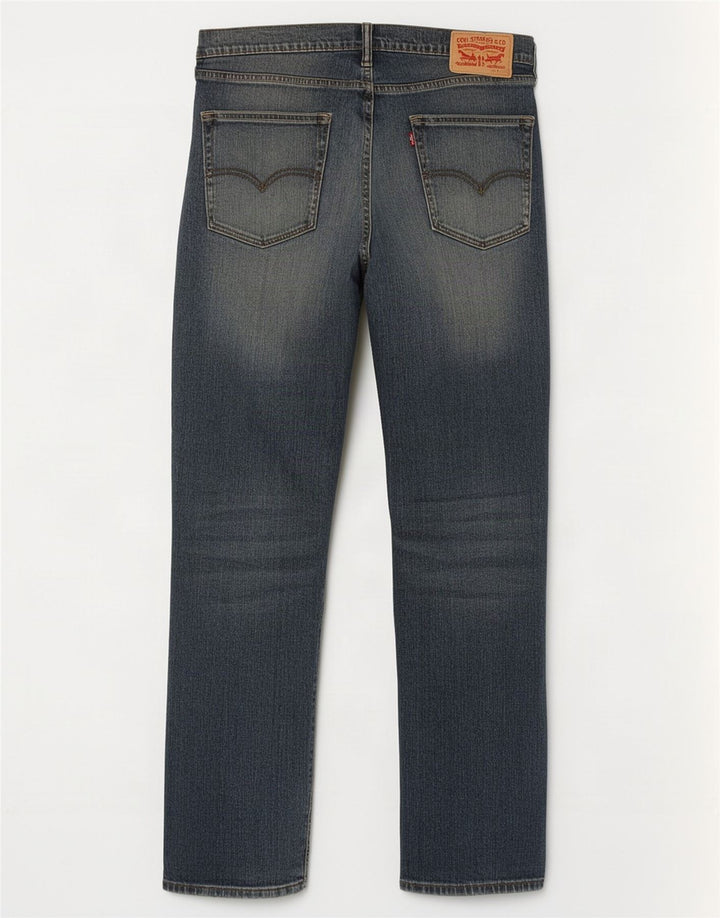 Męskie jeansy Levi's 514 Straight W36 L32 Niebieskie bawełniane