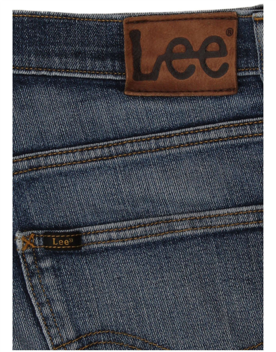 Męskie jeansy Lee Straight W32 L29 Niebieskie