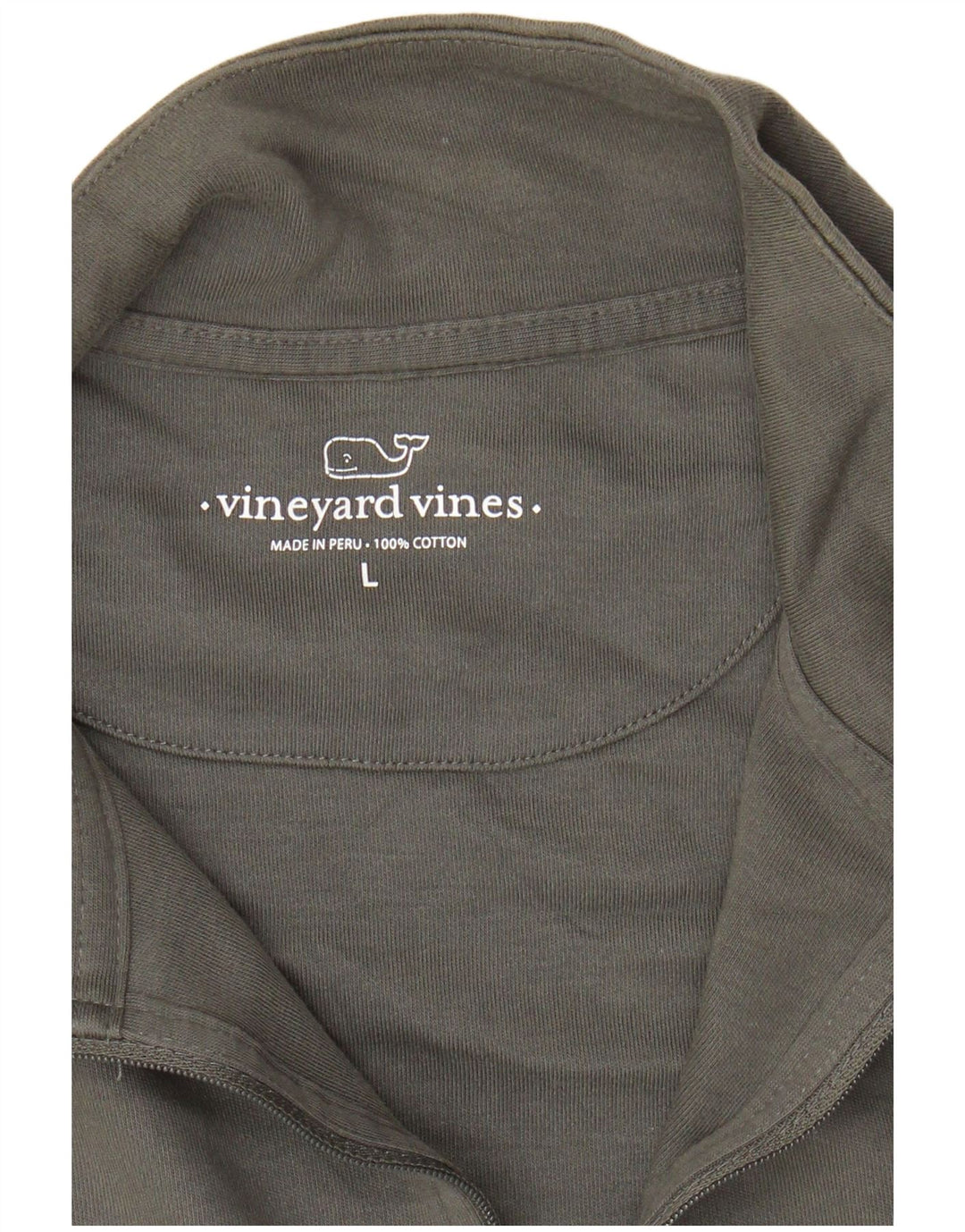 Męska bluza zapinana na zamek VINEYARD VINES, duża, szara