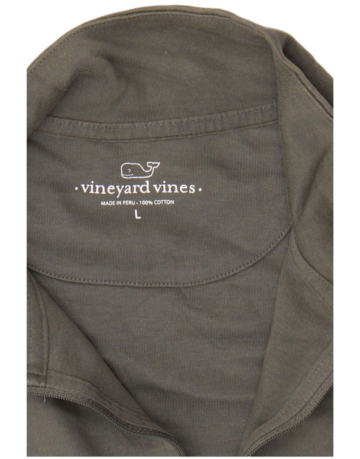 Męska bluza zapinana na zamek VINEYARD VINES, duża, szara