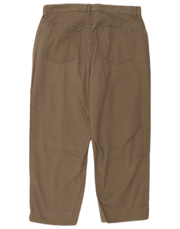 EDDIE BAUER Damskie krótkie spodnie z wysokim stanem US 12 Large W32 L24 Zielone