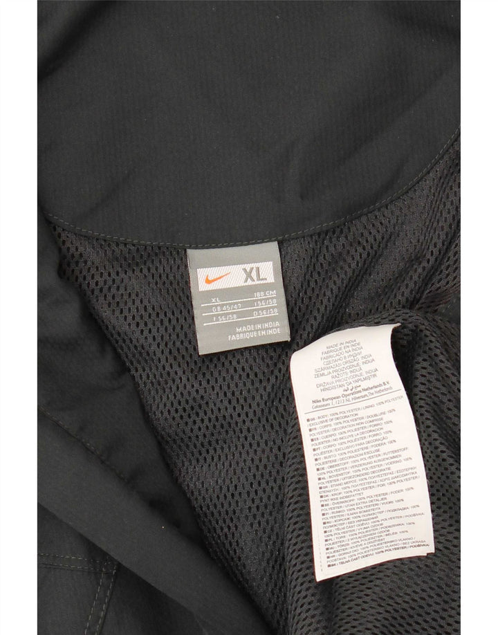 Męska kurtka dresowa Nike UK 45/47 XL Czarny poliester z blokami kolorów