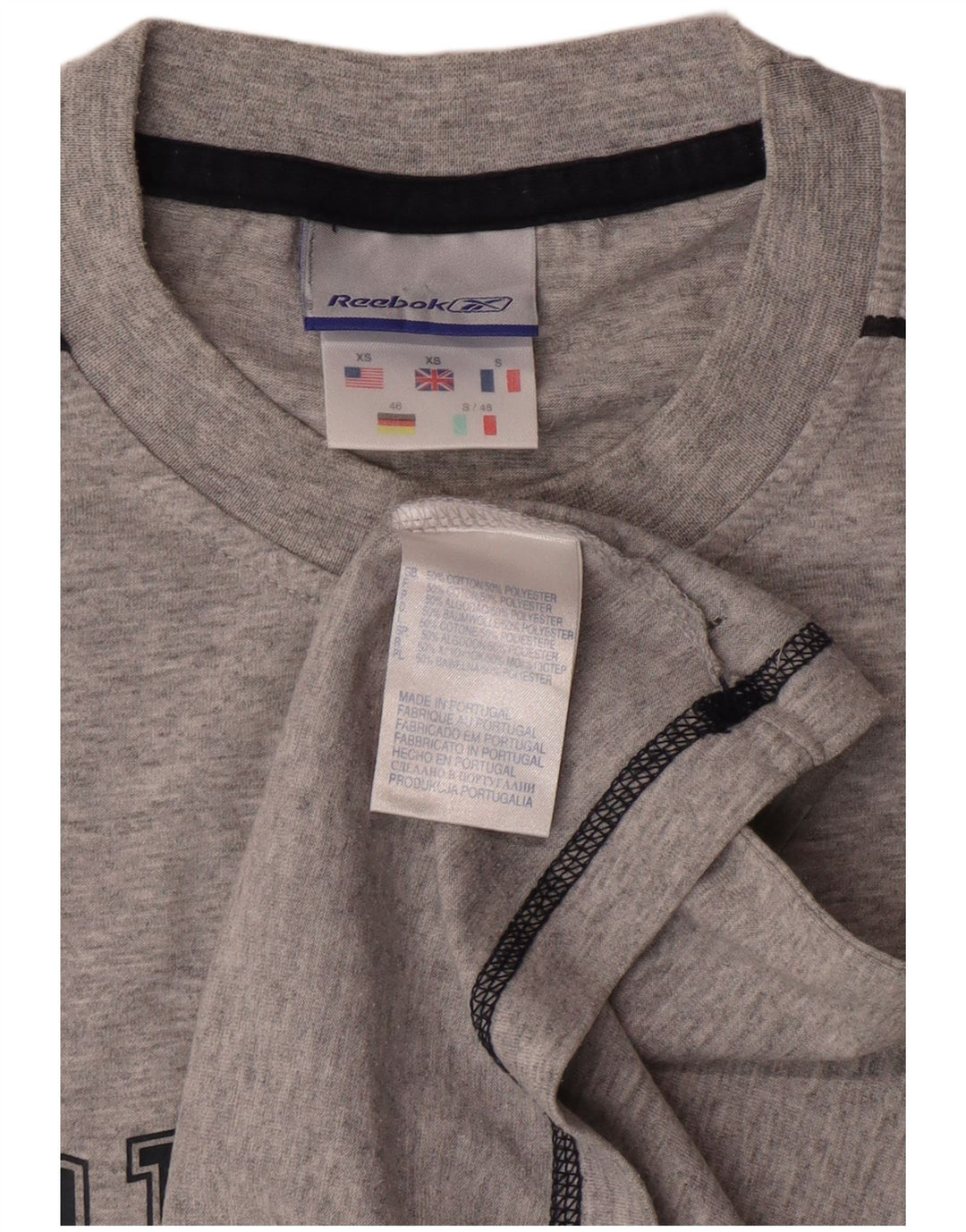 Męska kamizelka z grafiką Reebok XS, szara bawełna