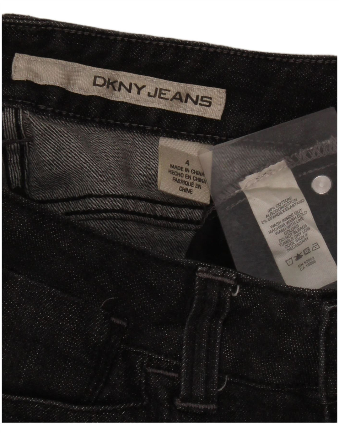 Dżinsy damskie Dkny Bootcut US 4 Small W28 L30 Szara bawełna