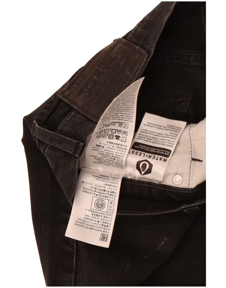Męskie jeansy Levi's 511 Slim Tapered W32 L34 Czarna bawełna