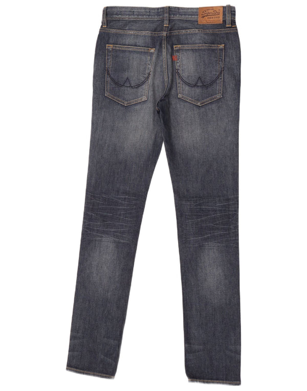 Damskie jeansy Skinny Superdry W30 L32 Niebieskie, bawełniane