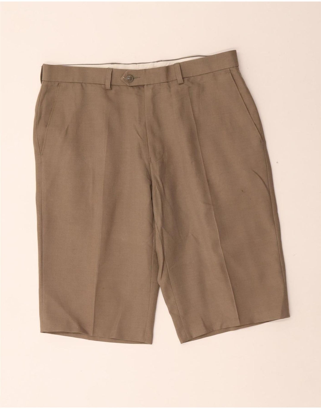 Męskie spodenki Chino Marks & Spencer W34, duże, beżowe, poliestrowe
