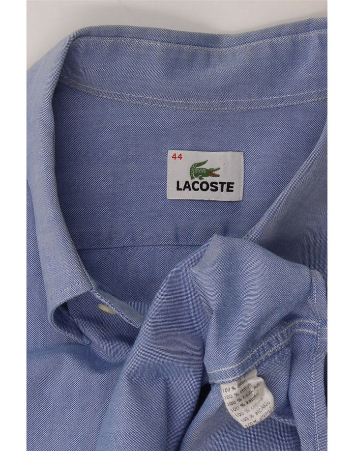 LACOSTE Mens Shirt Size 44 XL Blue Cotton Vintage Lacoste and Second-Hand Lacoste from Messina Hembry 