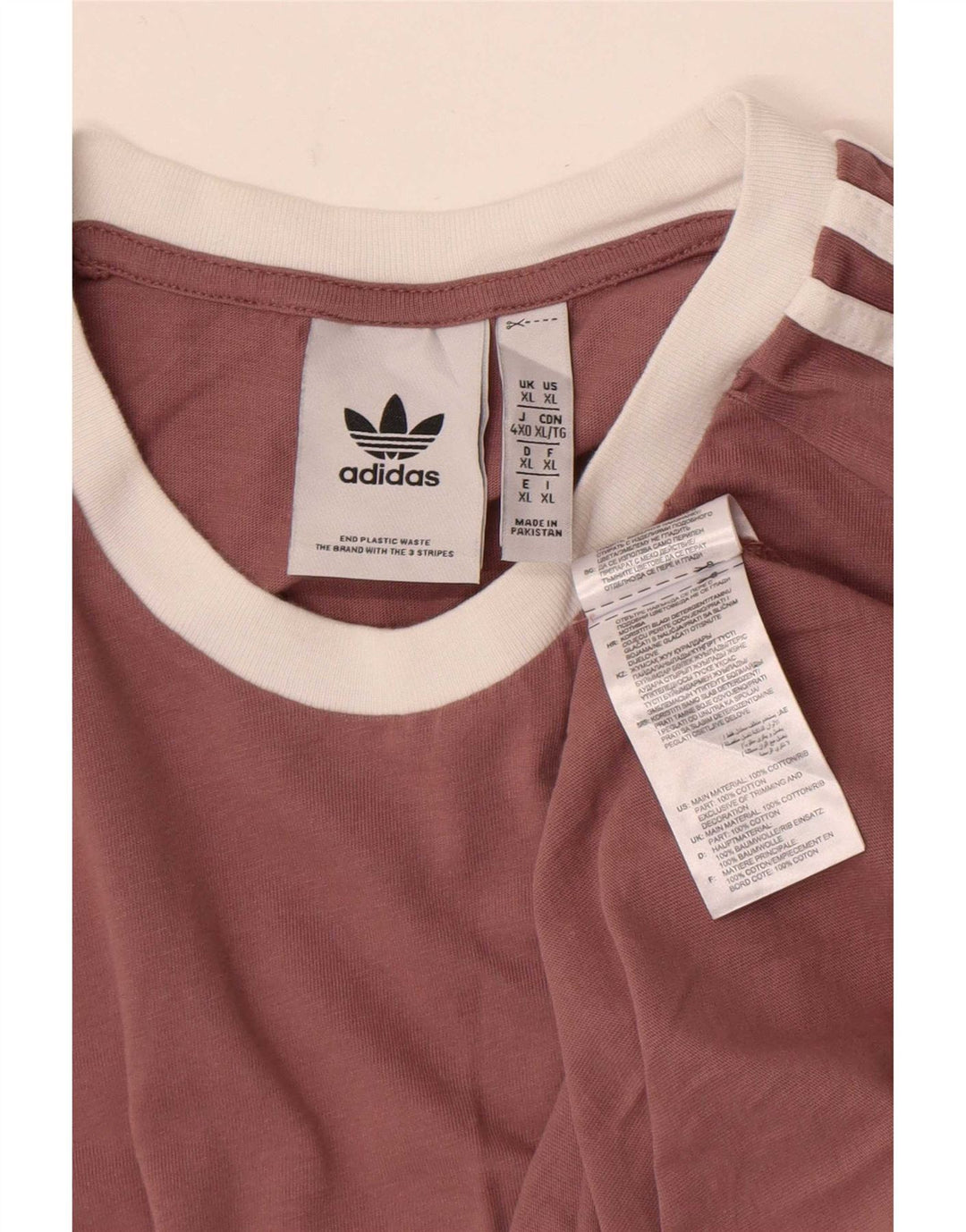 Adidas Męski T-shirt Top XL Różowy