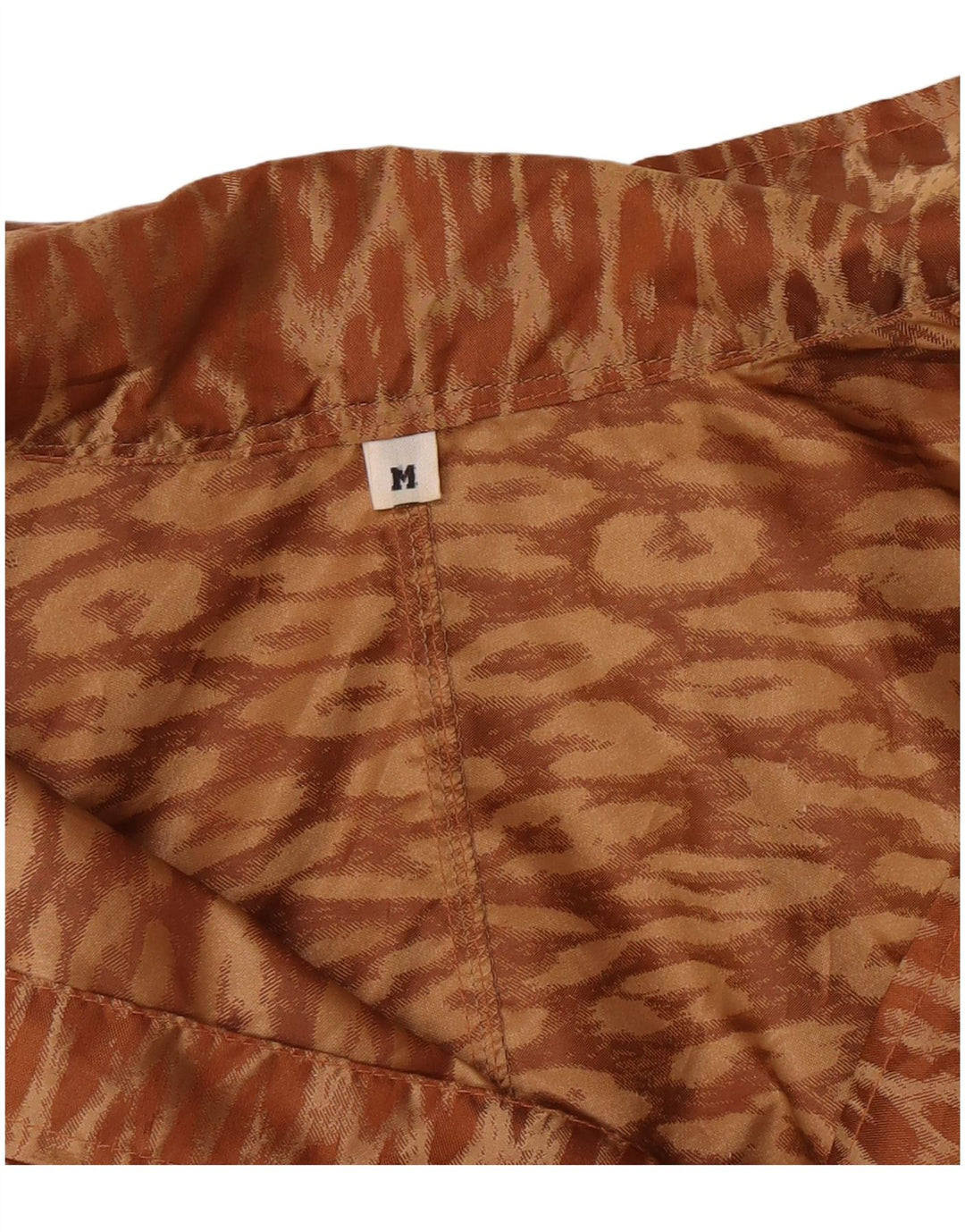 Vintage damski oversize'owy długi płaszcz UK 14 średni brąz klasyczny