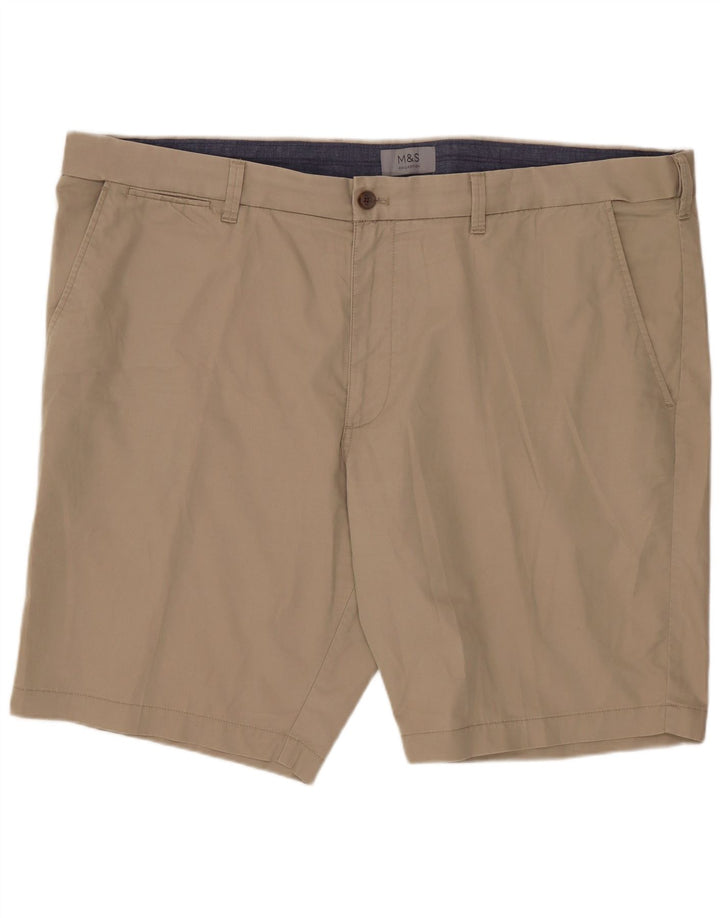 Męskie spodenki chino MARKS & SPENCER W44 2XL beżowa bawełna