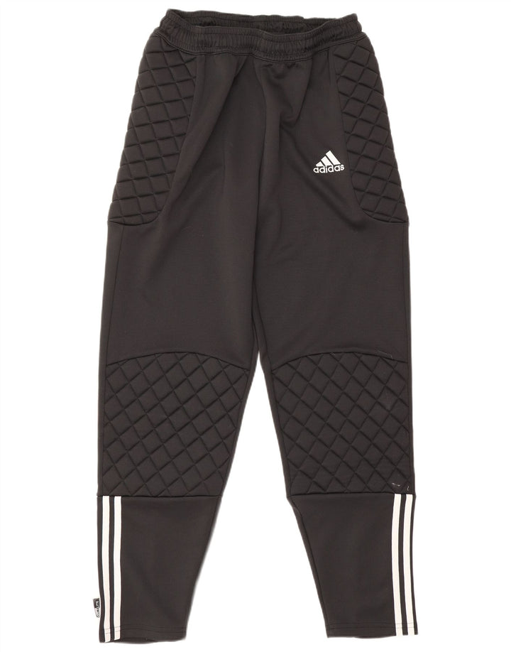 Męskie spodnie dresowe Adidas Climalite, duże, czarne, poliestrowe