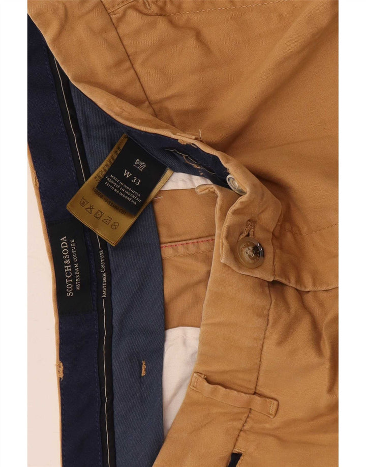 Męskie spodenki Chino Scotch & Soda W33 Średni beż, bawełna