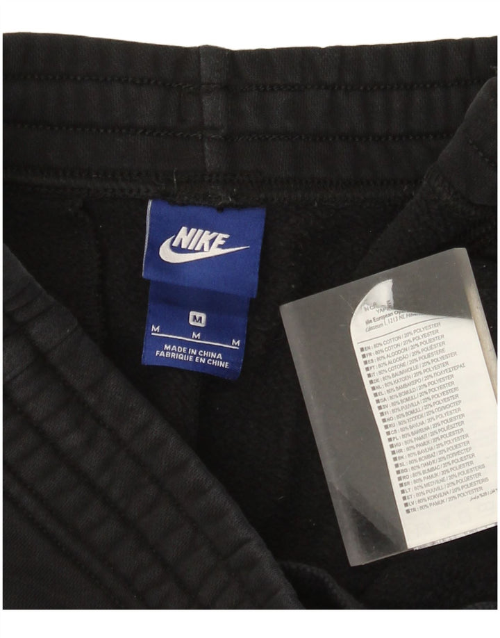 Męskie spodnie dresowe Nike, joggery, średnia czarna bawełna