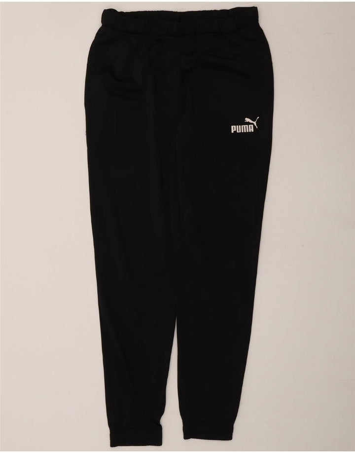 PUMA Mens Tracksuit Trousers Joggers Medium Black Polyester Vintage Puma and Second-Hand Puma from Messina Hembry 