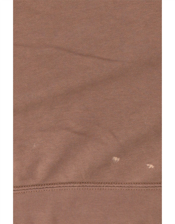 Damski sweter oversize Nike UK 10, mały, brązowy, bawełniany