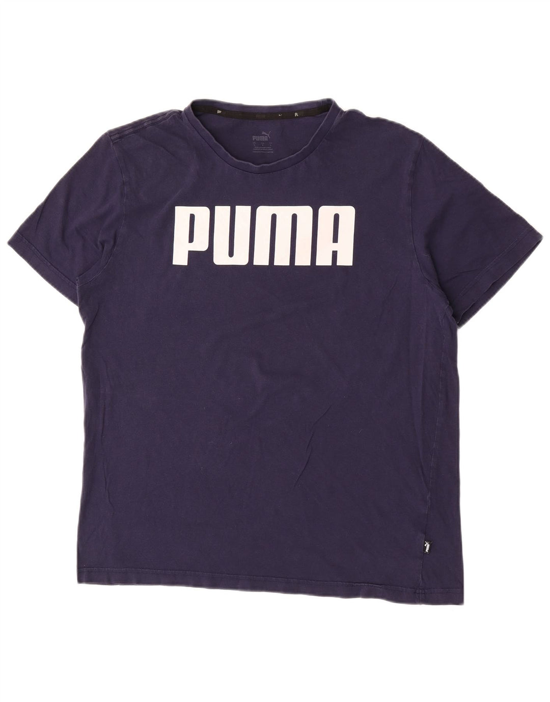 Męski T-shirt Puma z grafiką, duży, granatowy