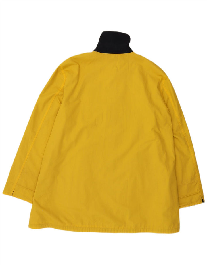 Dwustronny płaszcz damski oversize w stylu vintage UK 18 XL granatowy
