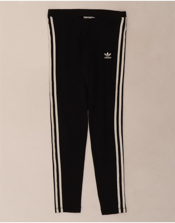 Legginsy Damskie Adidas UK 8 Małe Czarne Bawełniane