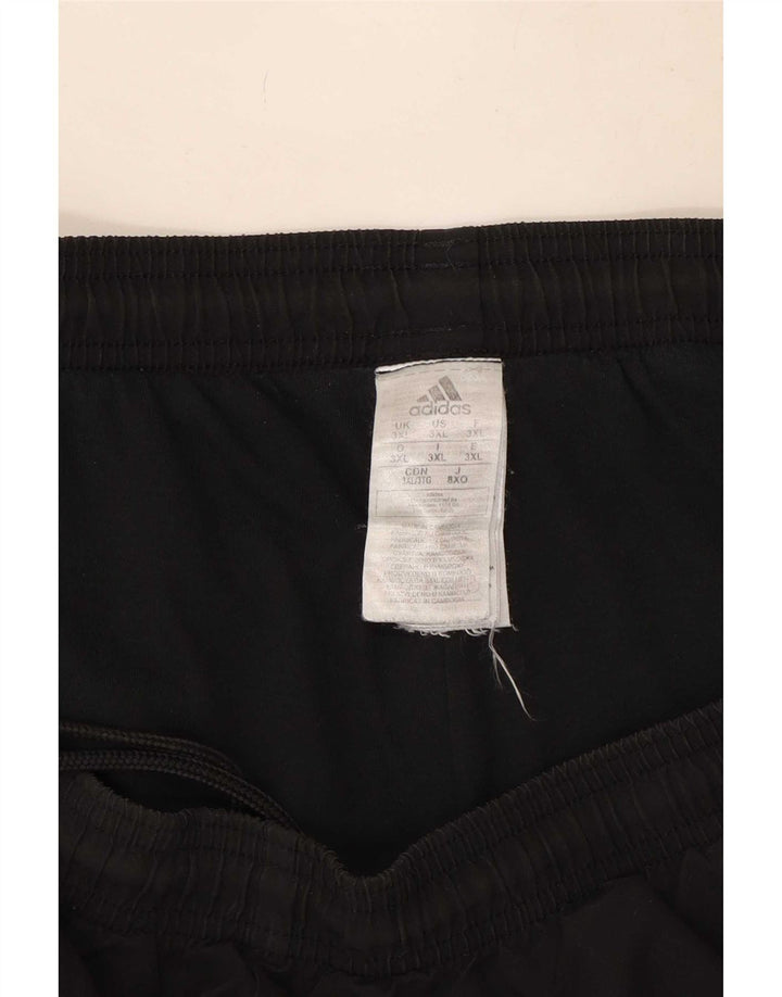 Adidas Męskie spodnie dresowe Joggery 3XL Czarny poliester