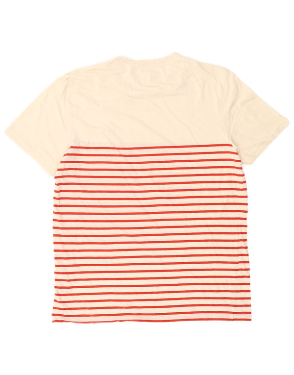 T-shirt męski Lyle & Scott, duży, bawełniany w białe paski