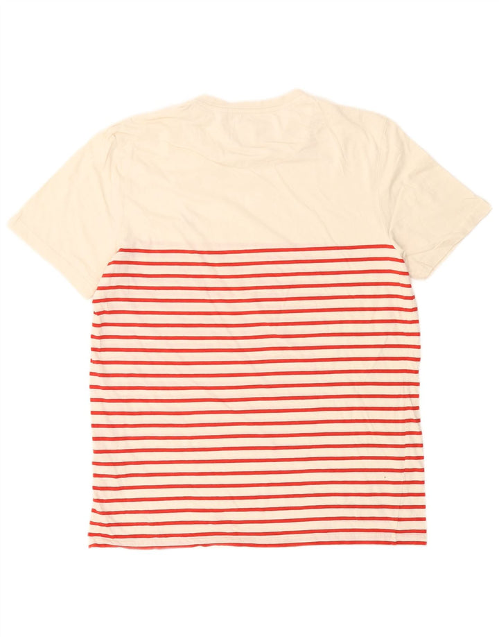 T-shirt męski Lyle & Scott, duży, bawełniany w białe paski