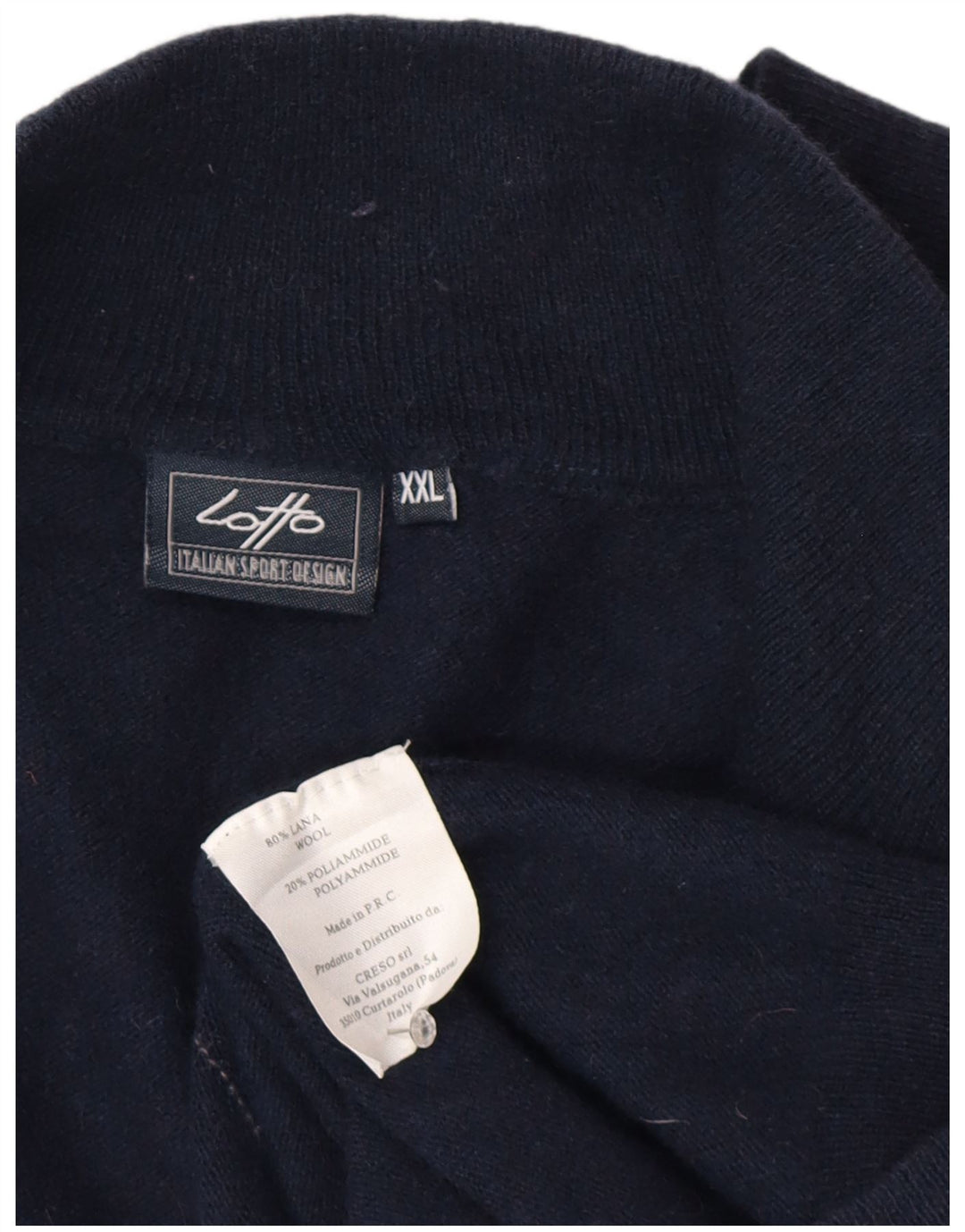 Sweter męski Lotto 2XL granatowy Argyle/diamentowa bawełna