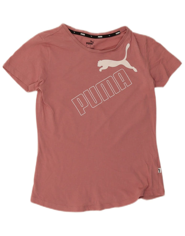 Damska koszulka z grafiką Puma Top UK 10 Small Pink