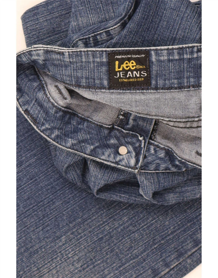 Damskie jeansy Lee Kiana Flared W30 L31 Niebieskie bawełniane