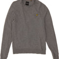 LYLE & SCOTT Mens Sweatshirt Jumper Small Grey Cotton Vintage Lyle & Scott and Second-Hand Lyle & Scott from Messina Hembry 