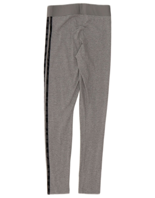 Legginsy damskie Adidas UK 4/6 XS Szara bawełna