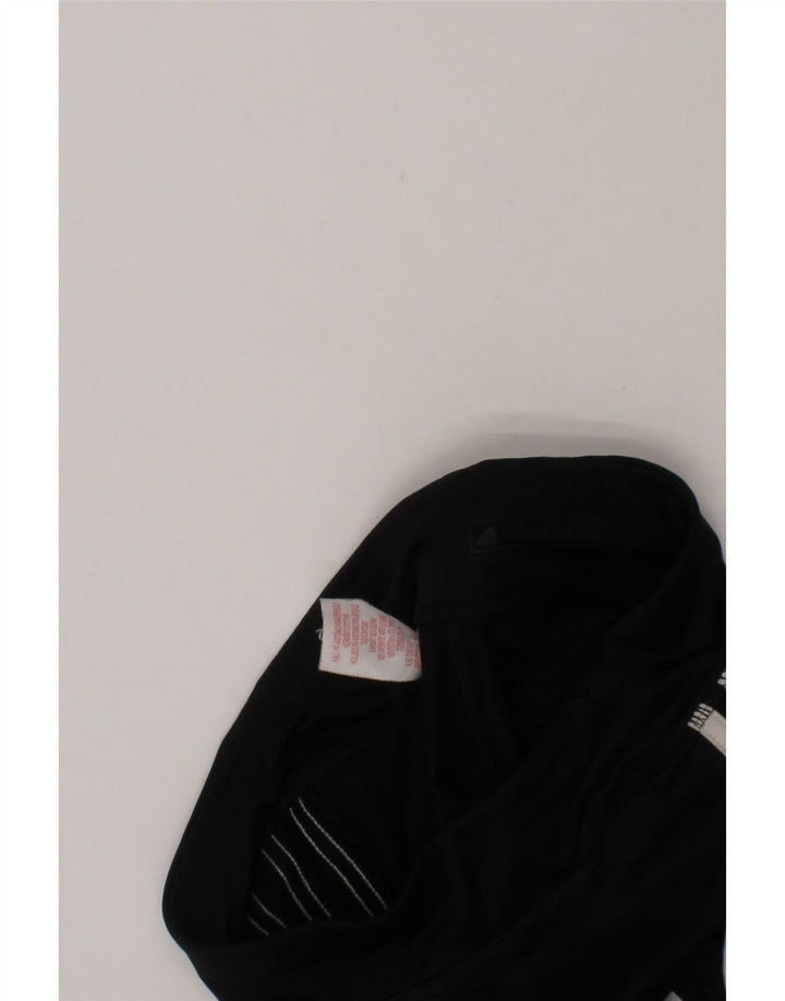 ADIDAS Girls Leggings 11-12 Years  Black Polyester Vintage Adidas and Second-Hand Adidas from Messina Hembry 