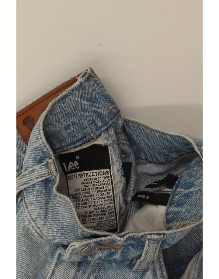 Damskie jeansy Lee Straight US 8 Medium W25 L30 Niebieskie, bawełniane