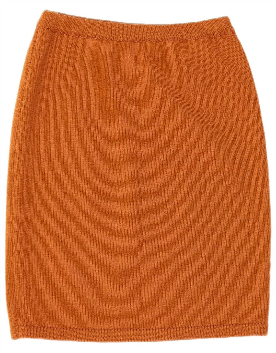 VINTAGE damski komplet dwuczęściowych spódnic z dzianiny UK 14 Medium W28 brązowy geometryczny